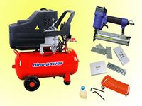 2HP air Compressor with 2 in 1 combi nailer kit