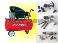 pneumatic compressor with impact wrench / die grinder / hammer kit